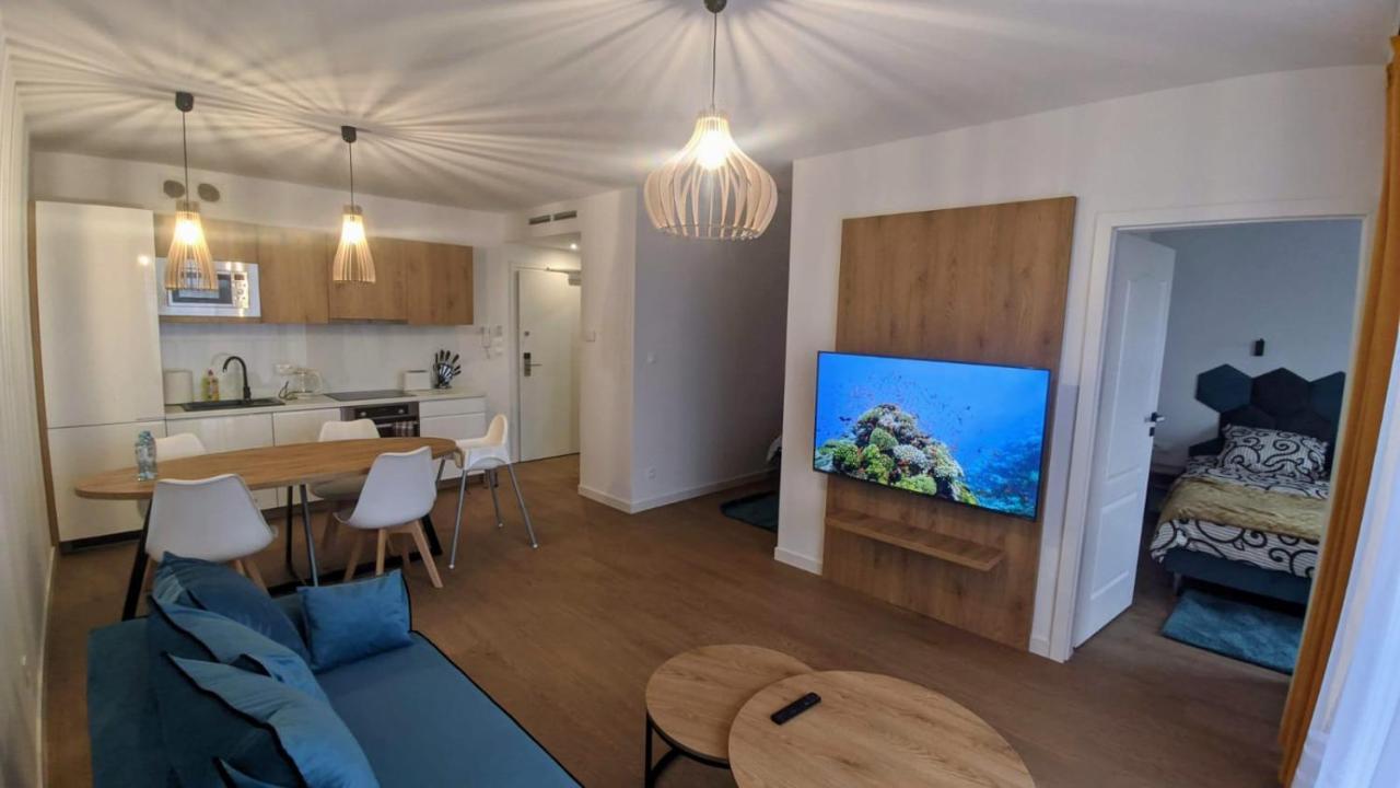 Ferienwohnung Apartament Blue , Marynarska 8 , Sarbinowo Exterior foto